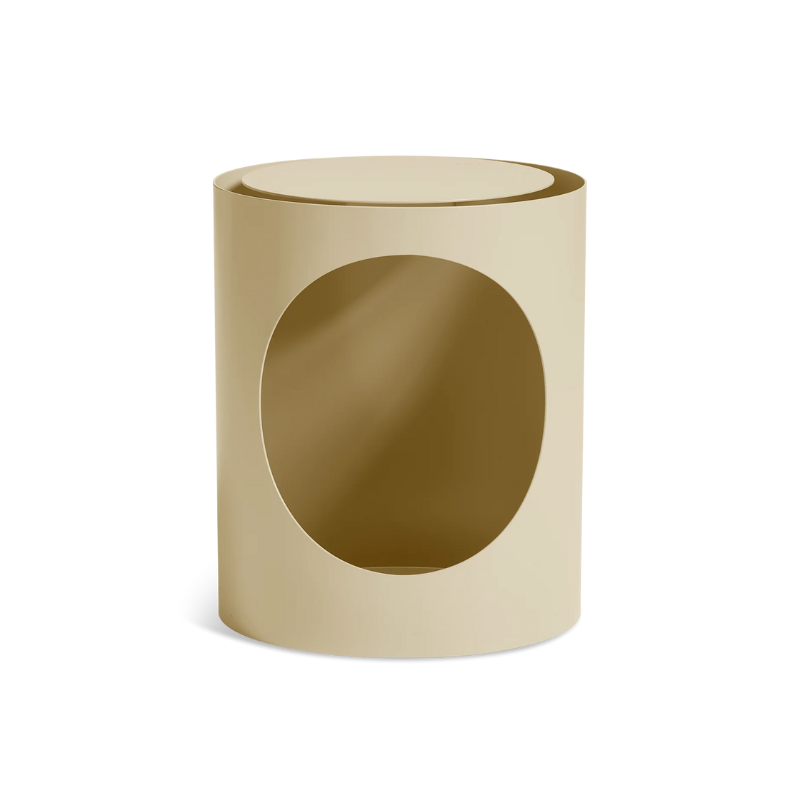 The TABL Side Table from Woud in ivory.