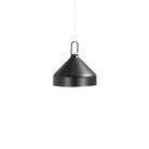 The Amelie Pro Hanging Lamp from Zafferano in black.